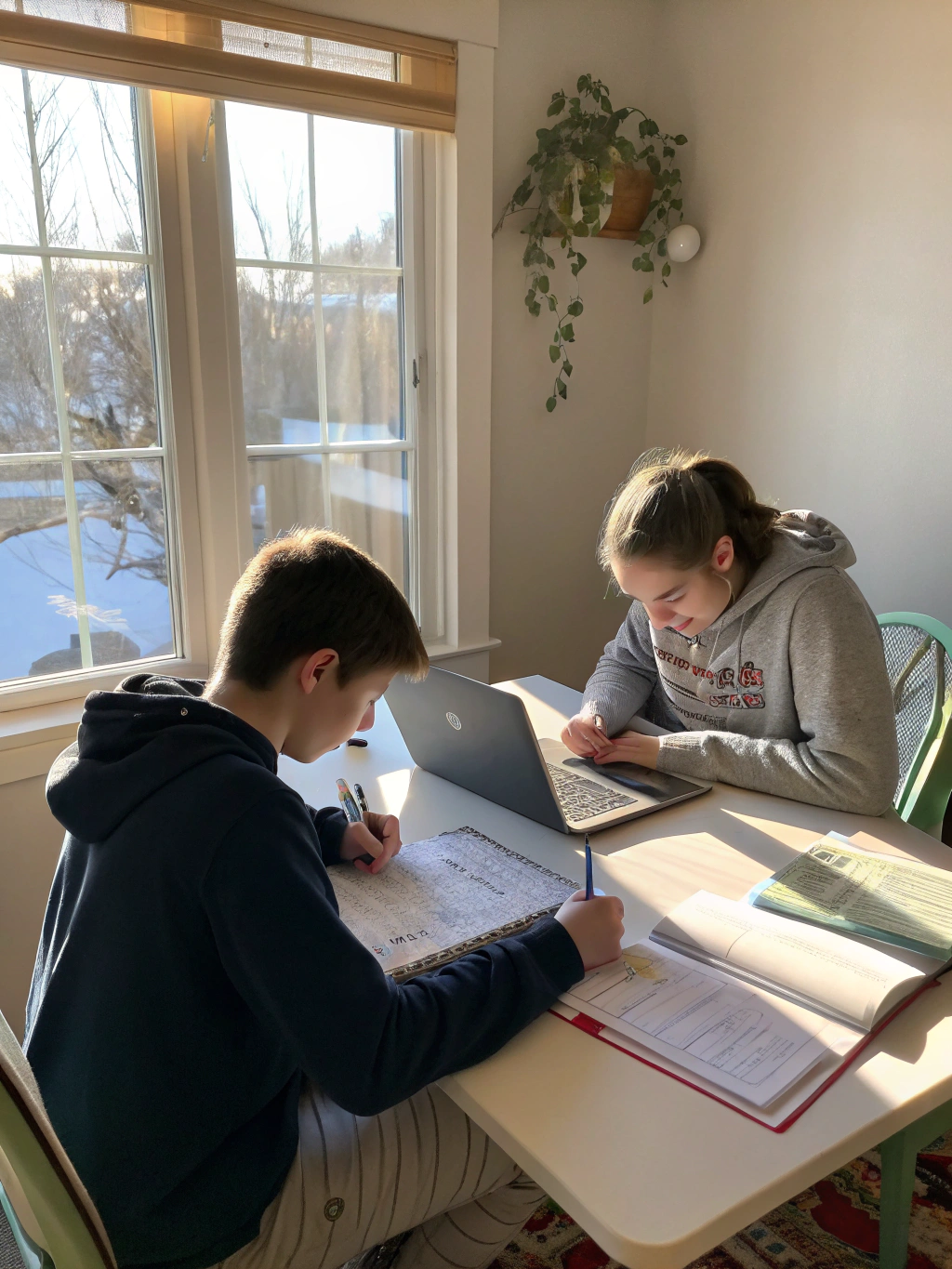 Student receiving personalized tutoring session